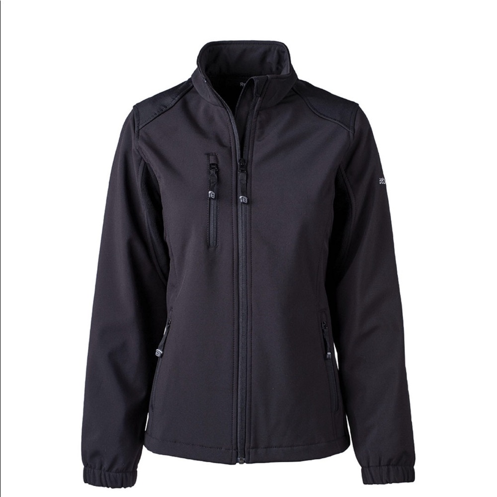 Reebok Jacket Black Zip Sz Medium NWT